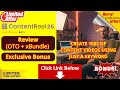 ContentReel26 Review Create 100s Of Content Videos From ONE Keyword Exclusive Bonus
