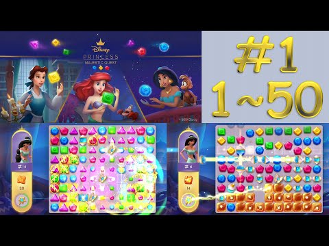 Disney Princess Majestic Quest #1 1~50 Walkthrough