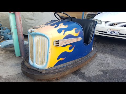 Bumper Car for Sale, 1936 Lusse Auto Skooter! Bumper Car with Disney History!