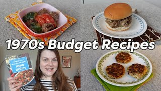 1970s BUDGET RECIPES 🍽️ Money Saving Meals for Families