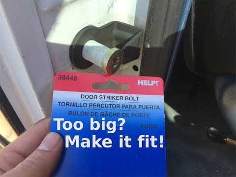 38448 F150 Door Lock Striker Replacement Fix 1992-1996