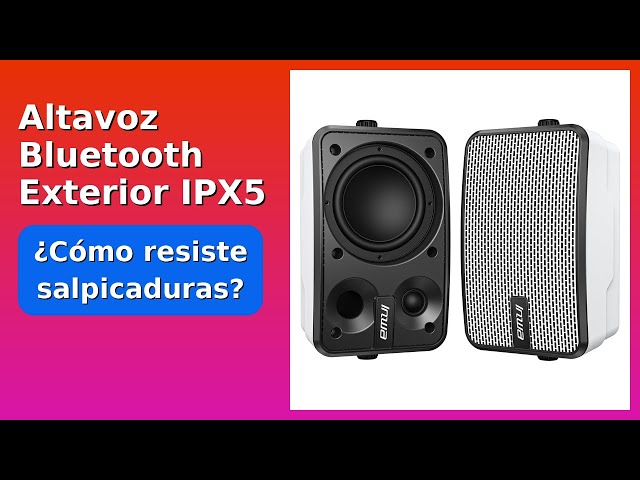 Vídeo relacionado con Inwa Altavoz Bluetooth Exterior, Potente Sistema de Sonido, Impermeable IPX5 Altavoces, 250W, (2 Unidades Sync Speaker & Adaptador AC/DC, 1 Control Remoto, RMS 25W)