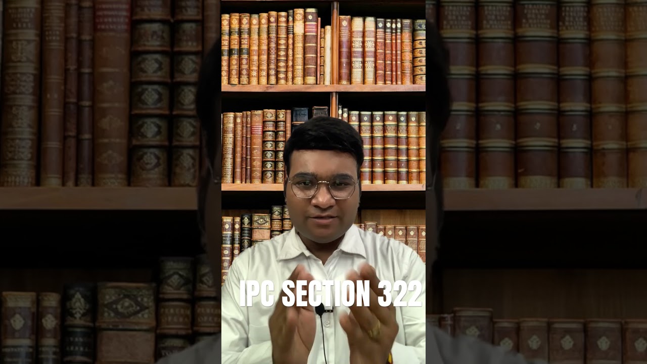 IPC SECTION 323 Punishment for voluntarily causing hurt  #youtubeshorts #shorts #trending #law
