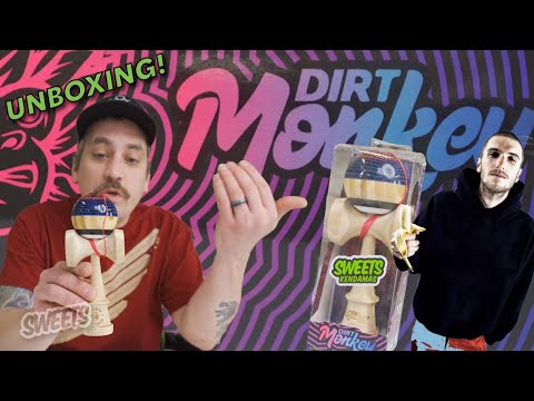 UNBOXING the DIRT MONKEY Collab Kendama - Sweets Kendamas