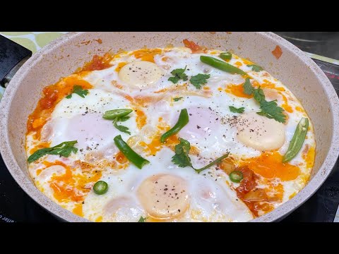 Shakshuka | Eggs in tomato sauce | Easy Afghani Omelette