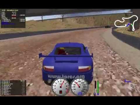 TORCS gameplay car2-trb1 versus all on Road Tracks - Makowiec mountain