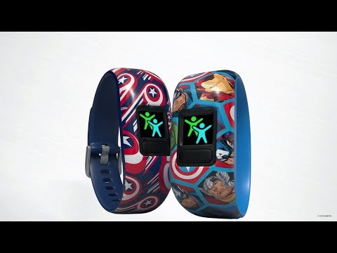 Išmanioji apyrankė vaikams Garmin vivofit Jr. 2, Disney Princess, Rožinės spalvos video