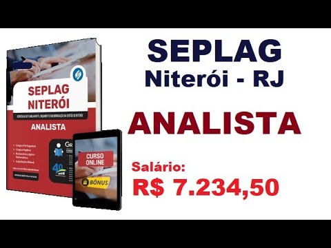 Apostila Concurso SEPLAG Niterói RJ 2024 Analista   Comum aos Cargos Secretaria Mun  de Planejamento