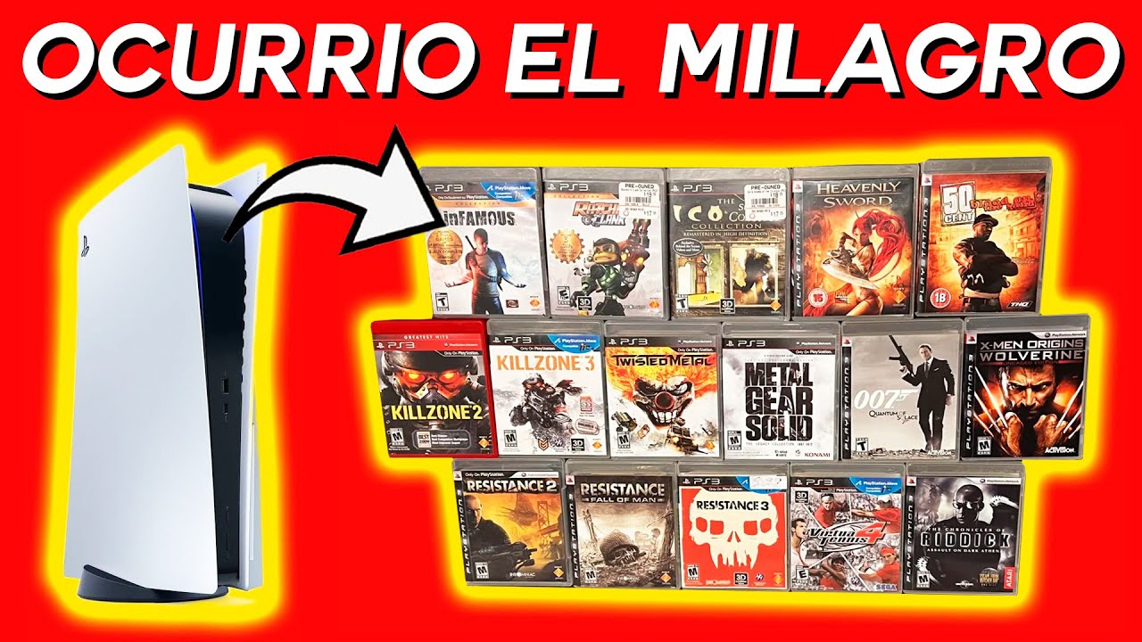 La Playstation 5 YA PUEDE EMULAR la Playstation 3