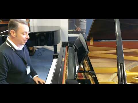 Boston GP193 Polished Ebony Baby Grand Piano Ex Display