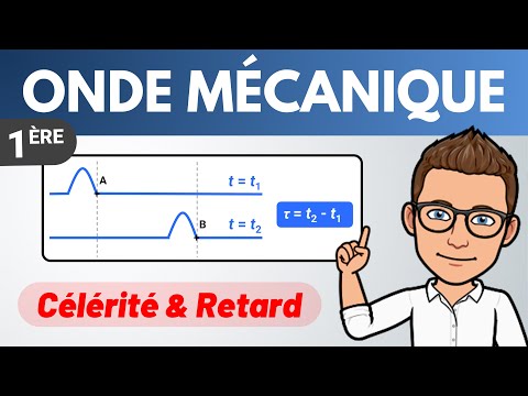 ONDE MÉCANIQUE 👉 Célérité et retard | 1ere | Physique