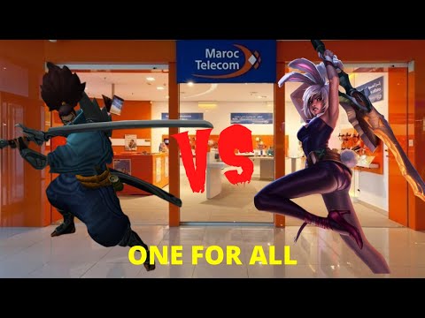 Moroccan League Of Legends - A7ssane team playing Riven ONE FOR ALL [MA]