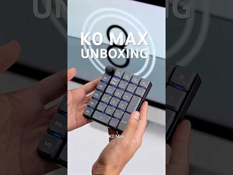 This is K0 Max, our new wireless custom number pad: 33% slimmer and 100% customizable.