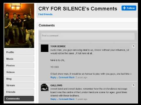 CRY FOR SILENCE - Enter Shikari's main influence in Hardcore Genre