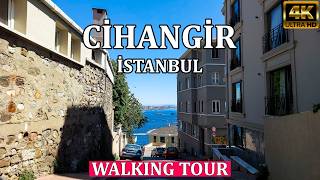 Cihangir Yürüyüş Turu 🇹🇷 Türkiye | Beyoğlu, İstanbul 4K Yürüyüş Turu & Doğal Ort