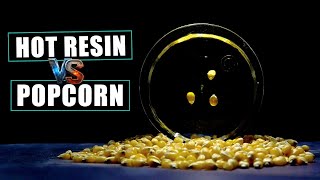 Corn Kernels In Hot Resin Vs Microwave