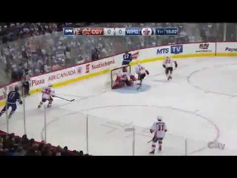 Game #76 Calgary Flames @ Winnipeg Jets 4-1 Highlights (19.10.2014)
