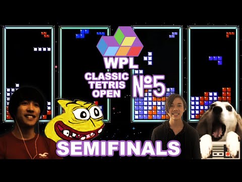 WPL Classic Tetris Open Tournament #5 - Semifinals - JD Vs. Cheez, Jerpidude Vs. Dog!