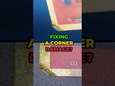 ⭐Fixing a pokemon card with corner damage...⭐