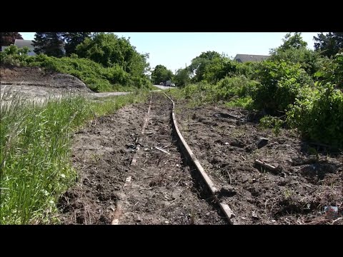 Abandoned railroad line cleared for restoration - 2017 - Fall River, MA