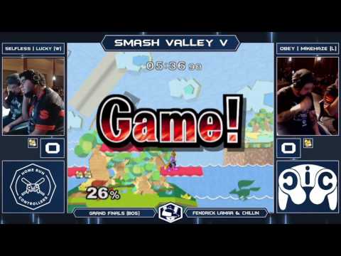 Smash Valley V Melee Singles - Selfless|Lucky (Blue Fox) vs OBEY-MikeHaze (Fox/Marth) - Grand Finals