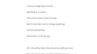 911   Should&#39;ve Been The One Şarkı Sözü