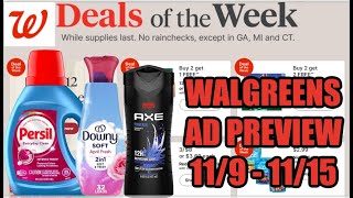 WALGREENS AD PREVIEW (11/9 - 11/15)
