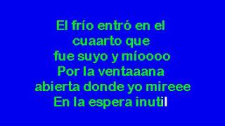 Roberto Carlos - Usted ya me olvido karaoke