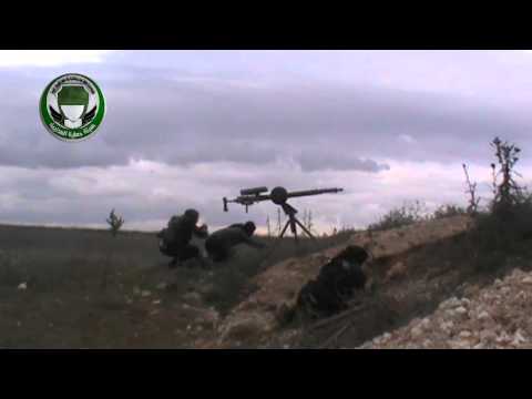 استهداف قوات النظام في قرية المشرفة في ريف حمص بقناص 14.5 من قبل لواء أسود الإسلام