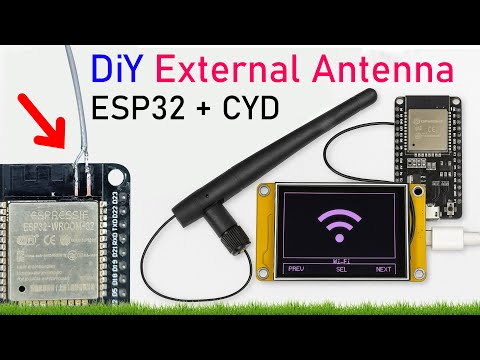 How to Add an External Antenna to ESP32 & CYD | DIY Wi-Fi Range Booster | Solder a External Antenna