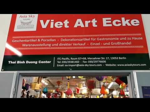 GIAN HÀNG GIỚI THIỆU &amp; BÁN ĐỒ GỐM SỨ TẠI BERLIN