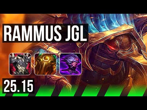 RAMMUS vs JARVAN IV (JGL) | KR Master | 25.15
