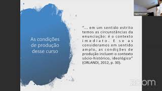 Análise de Discurso de Linha Francesa   Prof.  Wallace Cabral - Parte 1