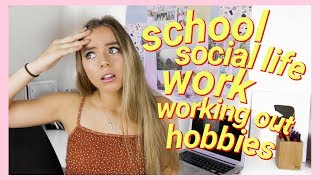 how to balance school/uni, work, social life & everything else! | my time management tips!