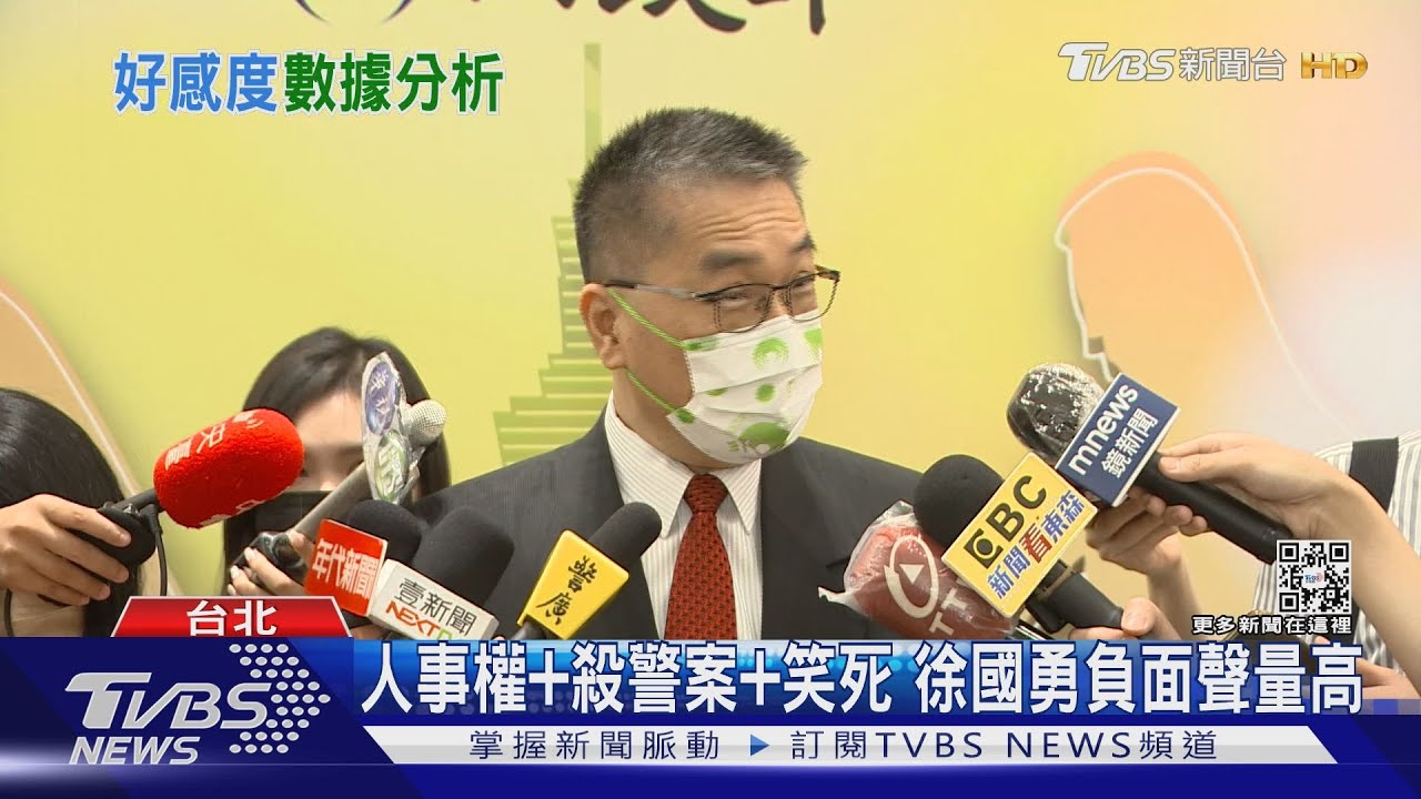 人事權+殺警案+笑死 徐國勇負面聲量高