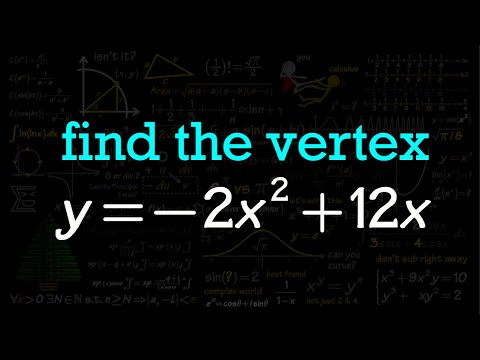 Finding the vertex of a parabola from the standard form