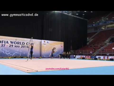Viktoria Mazur Ribbon Training - WC Sofia 2016