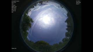 2026-05-25 All sky camera capture from Poiana Rusca Mountains, Romania