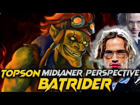 Topson - Batrider Midlaner Dota 2 Pro Gameplay New Patch 7.36C #topson #batrider