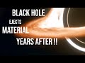 Black Hole EJECTS material years after shredding the star #shorts