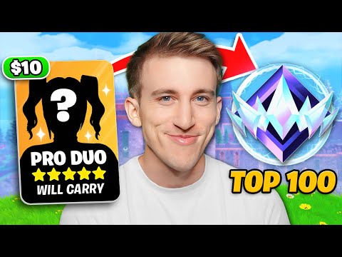 I Hired Pros to Hit Top 100 in UNREAL