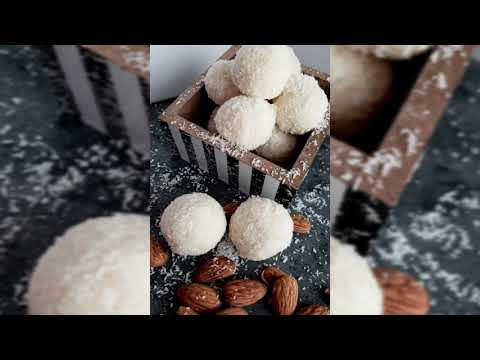 Raffaello selber machen mit 3 Zutaten in drei Minuten/ حلوى جوز الهند ب 3 مكونات فقط في 3 دقائق