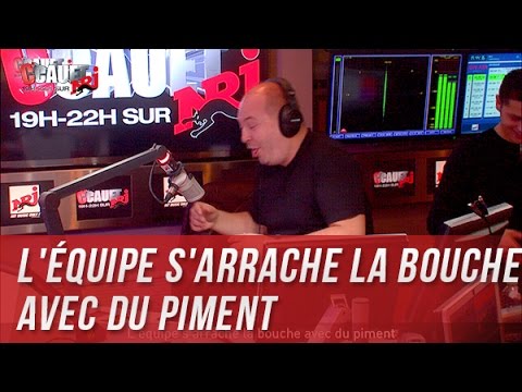 The team tears off their mouths with chili - C’Cauet on NRJ