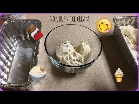 Making No Churn Chocolate Chip Ice Cream 🍦🍫 - velvetvampriss ❤️🌸