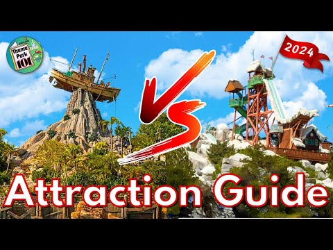 Disney Water Parks - Typhoon Lagoon Vs Blizzard Beach ATTRACTION GUIDE - 2024