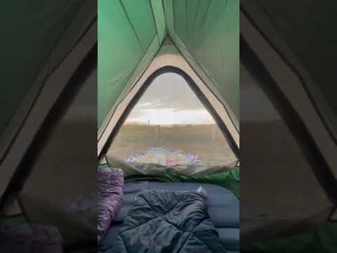 view from tent