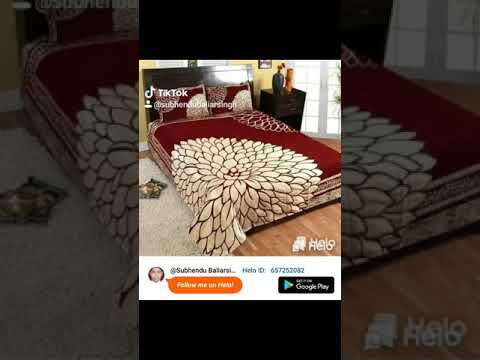 Kash mera dil bhi koi kagaz ka tukda #bed #design #status #trend #decoration