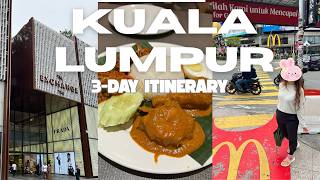 Travel vlog - 3 Days in Kuala Lumpur 2025 | Malaysian Food, Street Market & Hidden Gems | KL Travel Vlog