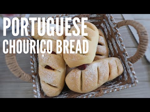 Portuguese chouriço bread | Food From Portugal