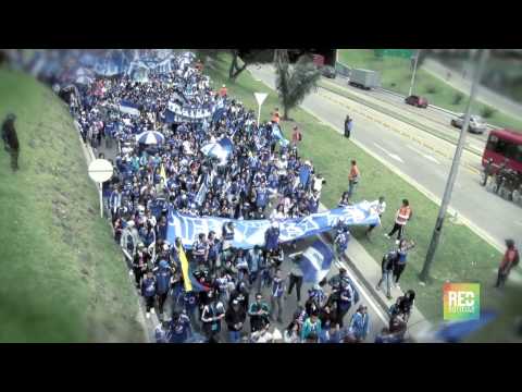 "Así fue la fiesta de cumpleaños de Millonarios" Barra: Comandos Azules • Club: Millonarios